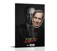 Better Call Saul, poster artistico anti schizzi per soggiorno e camera da letto, dipinti da appendere adatti per più scenari, non c'è bisogno di perforare, facile da installare, adatto per regali e