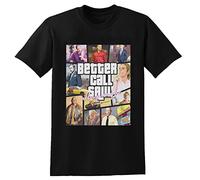 Better Call Saul T-Shirt Black Graphic Unisex Tee Shirt L