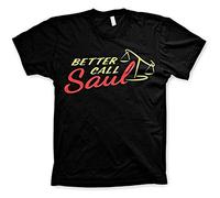 Better Call Saul T-Shirt Black Graphic Unisex Tee Shirt S