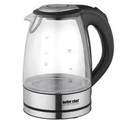 Better Capocuoco 1500W 7-Cup Cordless Elettrico Vetro Borosilicato Bollitore Con