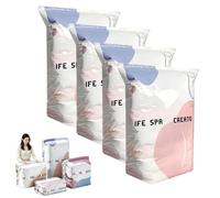Better Life Space Bags, Thickened Stereoscopic No Pump Vacuum Storage Bags For Clothes,Bedding Comforters, Blankets (Medium)