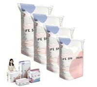 Better Life Space Bags, Thickened Stereoscopic No Pump Vacuum Storage Bags For Clothes,Bedding Comforters, Blankets (ALL)