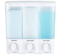 Better Living Products 72350 - Dispenser doccia a 3 camere, colore: Bianco