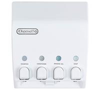 Better Living Products Classic Shower Dispenser 4 Dispenser per shampoo e sapone 4 x 14,5 fl. oz. Bianco 9,5"""" x 3"""" x 10,75""""
