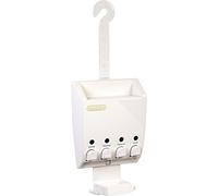 Better Living Products, dosatore Ulti-Mate 4, di Colore Bianco con Attacco per Doccia, codice Articolo 75453