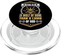 Better to Be a Wolf of Odin Than a Lamb of God Viking PopSockets PopGrip per MagSafe