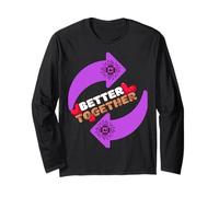 Better Together AI Innovation Inspirational Tech Tee Regalo Maglia a Manica