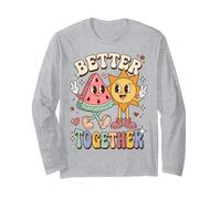 Better Together Best Friends Friendship Saying Maglia a Manica