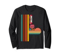 Better Together Retro Tramonto Colorato Inspirational Tee Regalo Maglia a Manica