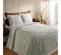 Better Trends BSASTWSA Copriletto, Cotone, Salvia, Twin Bedspread