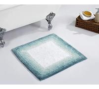 Better Trends Torrent Collection è ultra morbido, peluche e assorbente, tappeto da bagno trapuntato, 100% cotone in colori vivaci, 61 cm quadrato, turchese