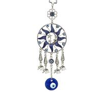 Betterdecor - Amuleto decorativo da parete con occhio malvagio, colore: blu turco