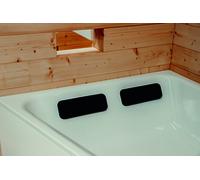 BetteRelax coussin de baignoire / coussin de nuque Relax, 2 pièces, B57-0212, B57-0212, Colorazione: Nero