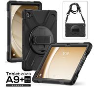 betterfon Cover Outdoor Per Samsung Galaxy Tab A9+ 11" 2023 Nero Stand