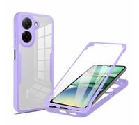 betterfon Custodia a 360 gradi compatibile con Xiaomi Redmi A5 4G (EU 173 mm) | Custodia con pellicola protettiva integrata | Lilla