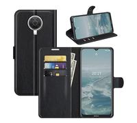 betterfon | Custodia a portafoglio per Nokia G20, con chiusura magnetica e scomparti per carte di credito per Nokia G20, colore nero
