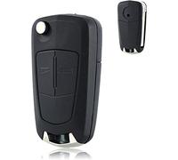 Betterher Guscio Telecomando Custodia Chiave 0pel Telecomando Guscio Chiave con Lama 2-Tasti compatibile per 0pel Zafira B Corsa Astra Vectra Antara Tigra B