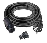 Betteri BC01 - Cavo AC da 5 m, per centrali elettriche da balcone, Betteri BC01, presa Schuko con tappo terminale per il collegamento di microinverter Hoymiles, Deye, Envertech, TSUN, NEP