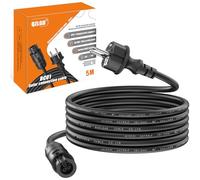 Betteri BC01 - Cavo per centrale elettrica da balcone, spina Schuko 5 m, spina Betteri Bc01 (IP44), adatto per Hoymiles, Envertech, TSUN, NEP, vecchio stile