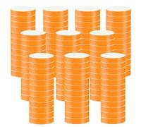 BetterJonny, 1000 pezzi, impermeabili, per eventi, braccialetti di carta, stampabili, ideali per la sicurezza in occasione di eventi, matrimoni (arancione)