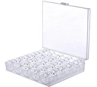 BetterJonny, 25 rocchetti per macchina da cucire in plastica con custodia per macchina da cucire Brother, Singer, Babylock, Janome, Kenmore