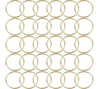 BetterJonny, 30 anelli in metallo per fai da te, 10 cm, anelli decorativi in macramè, accessori decorativi in metallo da appendere, per acchiappasogni, anello macramè, tecnica di avvolgimento