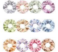 BetterJonny - Elastici per capelli in seta imitazione Scrunchie Satin Scrunchies per capelli in morbida seta elastica fascia per capelli per donne e ragazze (elegante)