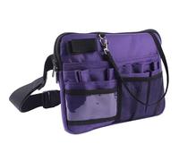 BetterJonny - Marsupio da infermiera, multi scomparto per attrezzi medici, con cinghia di estensione, organizer per stetoscopi, forbici per bendaggi e altri articoli medici (viola)