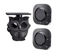 BetterLink Sistemi di allarme per vialetti resistenti alle intemperie con rilevatore di movimento esterno e sensore con sirena da 120 dB, sistemi di allarme sonoro e luminoso rendono facile monitorare