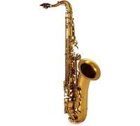 BetterSax Sassofono tenore in Sib, finitura laccata oro scuro, ideale per musicisti principianti e studenti, include kit di accessori premium per prestazioni e praticità superiori