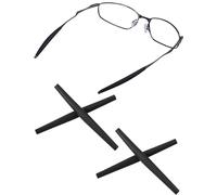 Betterun Cuscinetti auricolari di ricambio neri per Oakley Whisker, Square Whisker, Big Square Wire, WireTap, Square Wire 2.0