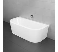 BetteStarlet I Silhouette Baignoires en applique, 2 places, avec vidage et trop-plein Multiplex M5, 1650x750x420mm, 8300-000CWVVK+B601-901, 8300-000CWVVK+B601-901