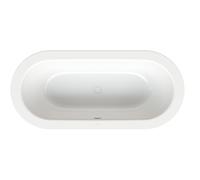 BetteStarlet Ovale Baignoire ovale à encastrer, 2 places, 1750x800x420mm, 2680-000Plus, 2680-000Plus, Colorazione: Bianco con Glasur Plus