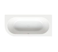 BetteStarlet V Baignoire à encastrer, forme spéciale, 2 places, forme intérieure ovale, coin à droite, 1850x850x420mm, 6700-000, 6700-000, Colorazione: Bianco