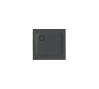 Piatto doccia rettangolare Bette Ultra 800x750x25mm, con Anti-Slip Pro, 5669, Colorazione: Corvo opaco