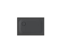 Piatto doccia rettangolare Bette Ultra 900x600x25 mm, con Anti-Slip Pro, 8600, Colorazione: Corvo opaco