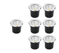 bettght Faretto da incasso for percorso da giardino interrato da 5W 10W 12W AC220V110V12V24V IP67 Lampade da giardino a LED impermeabili interrate(D120mm 15w 1 Pc,Red AC85-265V)