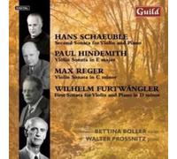 Bettina Boller Hans Schaeuble: Second Sonata for Violin and Piano/... (CD) Album