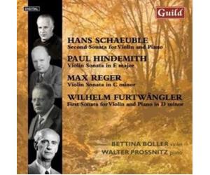 Bettina Boller Hans Schaeuble: Second Sonata for Violin and Piano/... (CD) Album