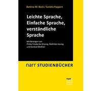 Bettina M. Bock Leichte Sprache, Einfache Sprache, verständliche Spr (Tascabile)