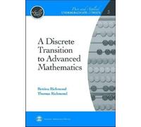 Bettina Richmond Thomas A Discrete Transition to Advanced Ma (Copertina rigida)