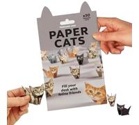 BETTLUCK Confezione da 50 origami 3D, gatti di carta fai da te, piega i tuoi gatti di carta, attività creative per adulti, decorazione da scrivania e regalo per gli amanti degli animali