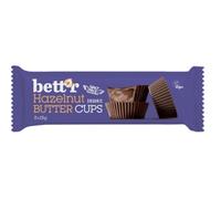 Bett'r Coppette Al Burro Di Mandorle Bio, Coppette Di Cioccolato Con Crema Di Nocciole BIO, 3 x 13 g