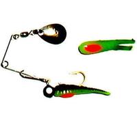 Betts 020ST-23N 1/50 Oz Beetle Spin Split Tail Bianco/Nero Strisce Carta Di 12