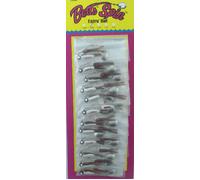 Betts 021ST-17N 1/32 Oz Beetle Spin Split Tail Br/Rd Dot/Wh Bel Carta Di 12