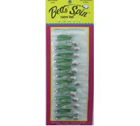 Betts 021ST-21N 1/32 Oz Beetle Spin Split Tail Catalp/Bk Stripe Carta Di 12