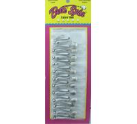 Betts 021ST-23N 1/32 Oz Beetle Spin Split Tail Wh/Nere Strisce Carta Di 12