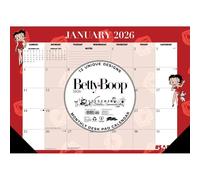 Betty Boop 2026 17 X 12 Small Monthly Deskpad