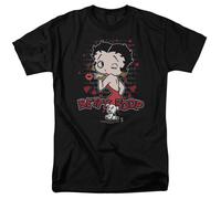 Betty Boop - Classic Kiss #2 - T-Shirt A Maniche Corte Unisex Per Adulti - Nero