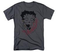 Betty Boop - Classic Zombie - Maglietta A Maniche Corte Unisex Adulta - Grigia